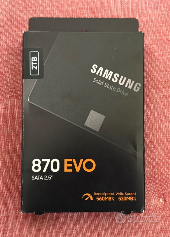 SSD Samsung 870 EVO 2TB nuovo - Informatica In vendita a Catania