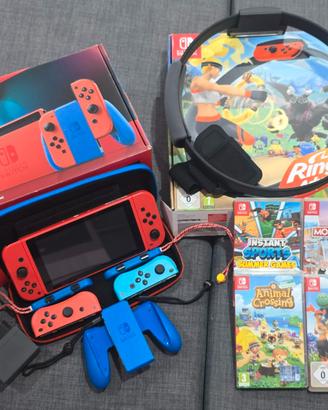 Nintendo Switch Console, MARIO RED & BLUE EDITION
