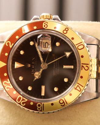 Rolex GMT Occhio di Tigre - Rootbeer Jubilee 16753