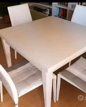 Tavolo a libretto in noce bianco