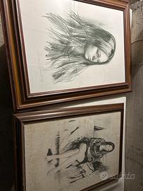 2 litografie numerate Romano Stefanelli