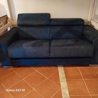 divano letto in alcantara
