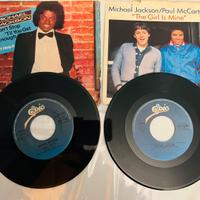 2 dischi in Vinile 45 giri Michael Jackson