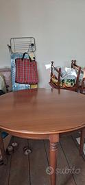 tavolo legno allungabile rotondo/ovale