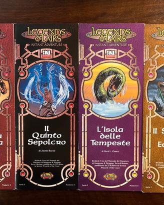 D&D avventure istantanee “Legends & Lairs”