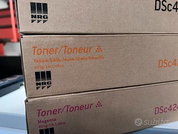 3 cartucce stampante GESTETNER RICOH DSc424/DSc432