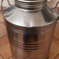 Fusto olio 50 litri acciaio inox