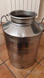 Fusto olio 50 litri acciaio inox