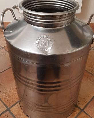 Fusto olio 50 litri acciaio inox