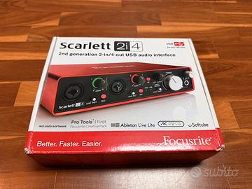 Scheda audio USB Focusrite Scarlett 2i4