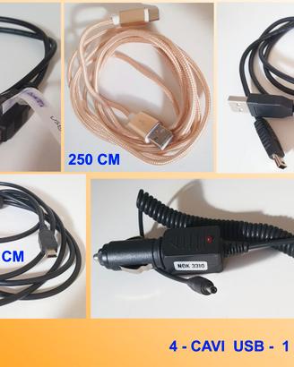 5 - Cavi cellulari usb e auto