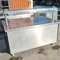 modulo inox con vetrata usato