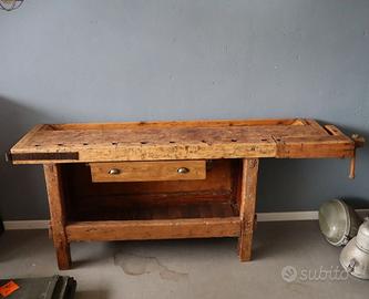 BANCO DA FALEGNAME RESTAURATO ISOLA CUCINA