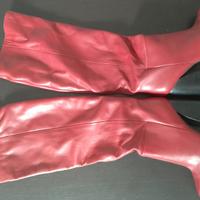 stivali  color borgogna