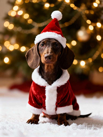 Bassotto Tedesco Pedigree cioccolato e arlecchino