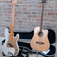 Basso Elettrico Basso Acustico Pedaliera Amplifica