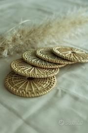 Hoa - Set sottobicchieri in rattan