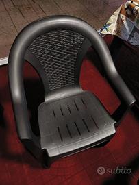 Sedie da esterno giardino.