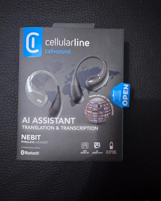 Cellularline NEBIT Wireless Headset AI Assistant