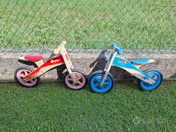 Bicicletta bambini balance bike legno Bigjigs