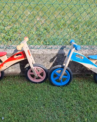 Bicicletta bambini balance bike legno Bigjigs