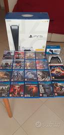 Ps5 fat disco giochi 2 pad e base ric. per Ps5 Pro