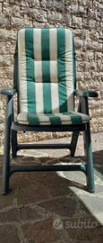 4 poltrone da giardino