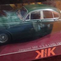 KK SCALE JAGUAR MK II 3.8 1959 VERDE 1/18
