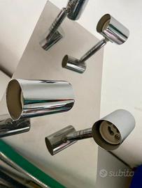 N. 2 Lampade plaffumiere con led fatetto gu10