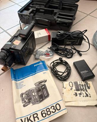 Videocamera Philips VKR 6830 Vintage + Scontrino