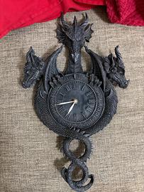 Orologio da Parete Gotico con Draghi