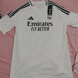 maglia calcio originale Real Madrid bianca 15-16 a