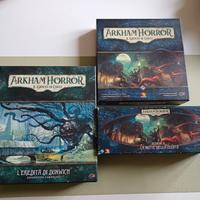 Arkham horror lcg base+espansioni gioco da tavolo
