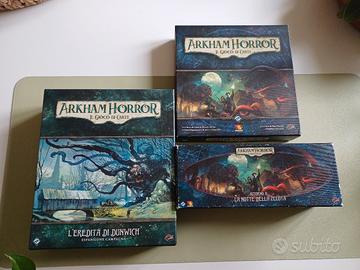Arkham horror lcg base+espansioni gioco da tavolo