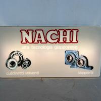 Insegna luminosa pubblicitaria vintage da officina