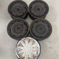 4 Cerchi VW polo usati da 14 pollici