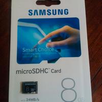 Samsung Scheda Micro SD HC Standard, Classe 6, 8GB