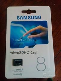 Samsung Scheda Micro SD HC Standard, Classe 6, 8GB