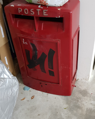 Cassetta postale poste italiane modello grande