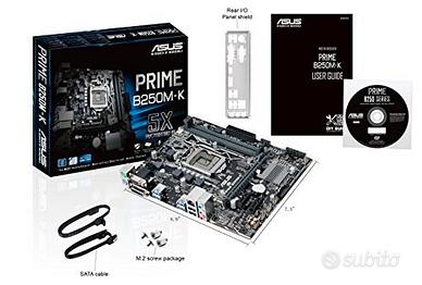 PC completo di MB, CPU i5, RAM 8 GB, GTX 1050 Ti