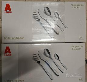 Set posate Alessi originali nuove 24 o 48 posate