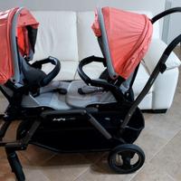 Duette piroet passeggino gemellare 
