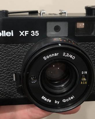 Rollei XF35 con ob. Sonnar 40mm splendida