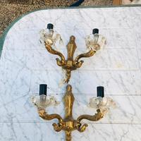 Applique antiche in ottone