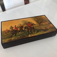 Scatola vintage in legno