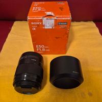 Sony SEL50F18 Obbiettivo