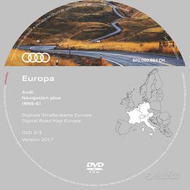 Dvd Navigatore Audi Navigation Plus RNS-E Italia