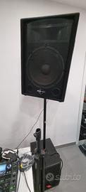 Impianto audio completo n.2 casse + n.1 subwoofer