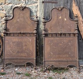 letti in ferro antichi