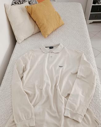 Polo uomo Trussardi colore beige.
